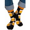 Pánské bavlněné ponožky PREMIUM SB002 černá