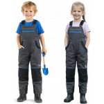 Canis CXS Dětské montérky s laclem Phoenix CASPER Šedá modrá – Zboží Dáma