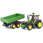 Bruder 2108 Traktor John Deere 5115 M s valníkem – Sleviste.cz