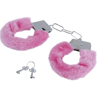 Fiestas Guirca Kovová pouta plyšová růžová – Zboží Dáma Fiestas Guirca Kovová pouta plyšová růžová – Zboží Dáma