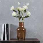 Eglo 421224 - Skleněná váza SIRANANA 25x13,3 cm hnědá/kouřová 421224 – Hledejceny.cz