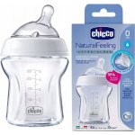 Chicco Láhev kojenecká sklo Natural Feeling neutral V001415 150ml – Zboží Dáma