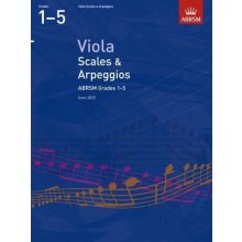 ABRSM: Viola Scales Arpeggios Grades 1-5 2012 noty na violu