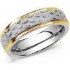 Prsteny SILVEGO L´AMOUR snubní prsten pro muže a ženy XRG455L