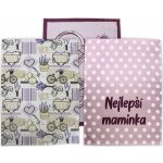 HOME ELEMENTS Nejlepší maminka 2 50 x 70 cm 3ks – Zboží Mobilmania