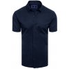 Pánská Košile Dstreet pánská košile s krátkým rukávem Lleddaden tmavě modrá