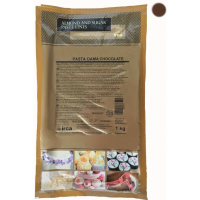 IRCA PASTA DAMA CHOCOLATE 8x1 kg - čokoládová modelovací a potahovací hmota.