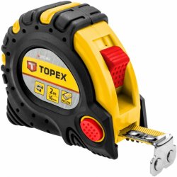 Topex Metr svinovací 10m/32mm ocel/nylon magnet stop