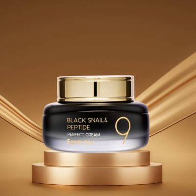 Farmstay Black Snail & Peptide 9 Perfect cream 55 ml – Zboží Dáma