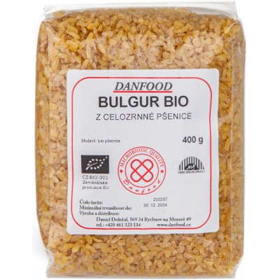 Danfood BIO bulgur celozrnný 400 g – Zboží Dáma