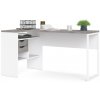 Psací a pracovní stůl Tvilum Function Plus 80118 bílý / beton