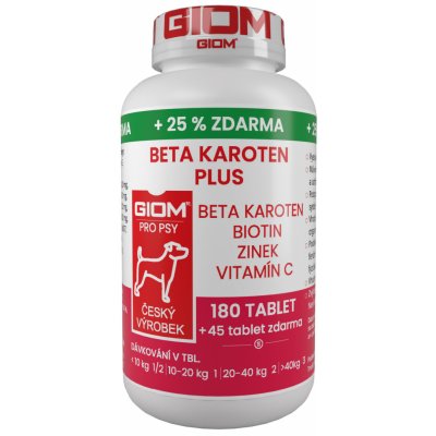 Giom ERA Beta-karoten Plus 180 tbl – Zboží Mobilmania