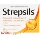 Volně prodejný lék STREPSILS POMERANČ S VITAMINEM C ORM PAS 24