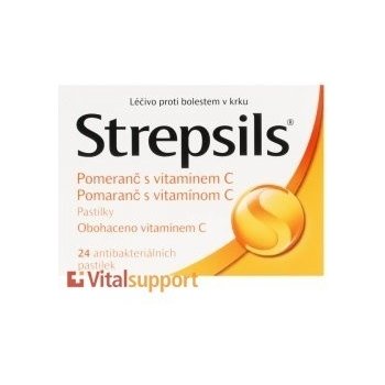 STREPSILS POMERANČ S VITAMINEM C ORM PAS 24