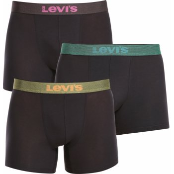Levis 3 Pack pánské boxerky černé (701224662 001)
