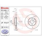 Brzdový kotouč BREMBO 09.D426.11