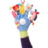 Hračka pro nejmenší Baby Fehn hrací rukavice Color Friends