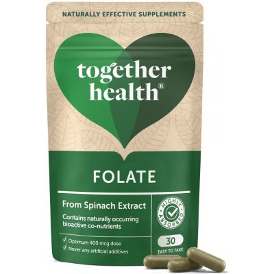 Together Health Folát ze špenátu 400 mcg 30 kapslí – Hledejceny.cz