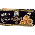 Kaiser Franz Josef Exclusive Sardelová očka v oleji s kapary 45 g – Zboží Dáma