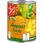 GUT&GÜNSTIG Ananasové kousky ve vlastní šťávě G&G 565 g – Hledejceny.cz