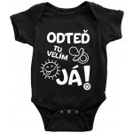 Dětské BODY Odteď tu velím já! potisk Bílá bodýčko ČERNÉ – Hledejceny.cz