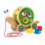 Hape tahací šnek s vhazovacím válcem – Hledejceny.cz