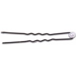 EUROSTIL vlásenky 12 ks s malou perlou černé – Hledejceny.cz