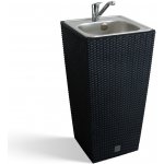 Zahradní umyvadlo Lavabo Ratan antracit – Hledejceny.cz