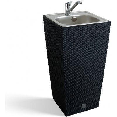 Zahradní umyvadlo Lavabo Ratan antracit – Hledejceny.cz