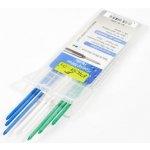 Pica tuhy náhradní kulaté pro tužku Dry na veškeré povrchy 2*bílá 3*modrá 3*zelená 4040 – Zboží Živě