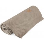 Beztroska Pletená deka do kočárku Beige – Zbozi.Blesk.cz