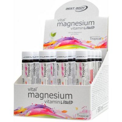 Best Body Nutrition Magnesium vitamin ampoules tropical 20 x 25 ml – Hledejceny.cz