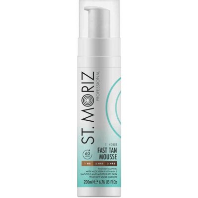 St.Moriz, Professional 1 Hour Fast Tanning Mousse instantní samoopalovací pěna na tělo a obličej 200 ml – Zbozi.Blesk.cz