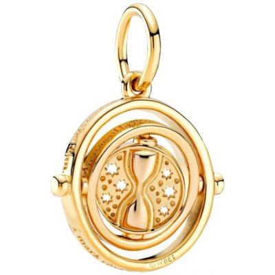 P&J Jewellery Zlatý visací přívěsek Obraceč času HP18