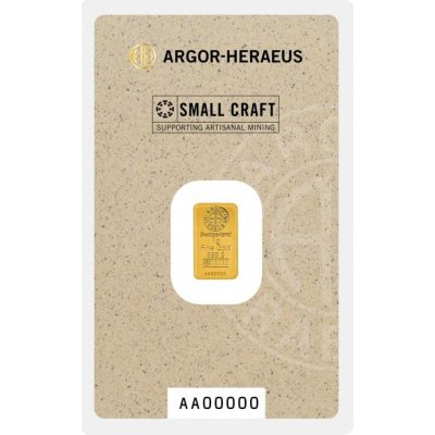 Argor-Heraeus zlatý slitek Small Craft 1 g – Zboží Dáma