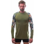 Sensor Merino IMPRESS pánské triko dlouhý rukáv safari/camo – Sleviste.cz