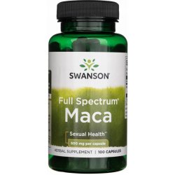 Swanson Maca 500 mg 100 kapslí