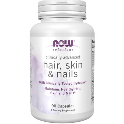 NOW HairSkin & Nails zdravé vlasy, pleť a nehty 90 kapslí – Hledejceny.cz