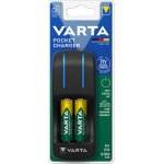 Varta Pocket Charger + 2x AA 2100 mAh 57642101451 – Zboží Mobilmania