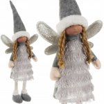 Vánoční víla Anděl Figurka Elf Dekorace učící věž sv. Mikuláše XL 40cm – Hledejceny.cz