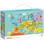 DoDo Mapa Evropy 100 dílků – Zboží Dáma