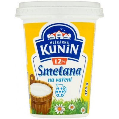 Mlékárna Kunín Smetana 12% 200 g – Zboží Dáma