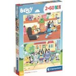 CLEMENTONI Bluey 2x60 dílků – Zboží Dáma