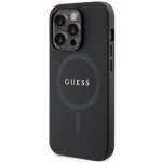 Pouzdro Guess PU Saffiano MagSafe iPhone 15 Pro černé – Sleviste.cz
