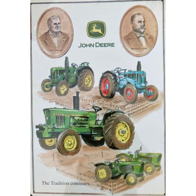 KOVAP Cedule plechová JOHN DEERE 0772