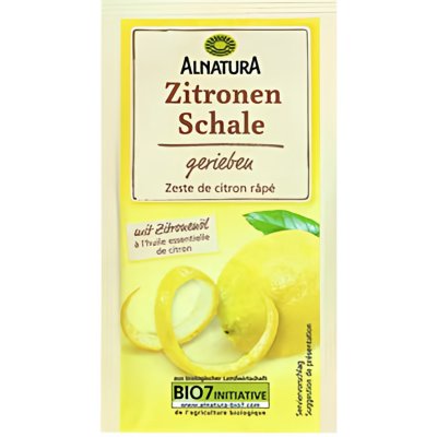 Alnatura Bio Koření citronová kůra strouhaná 5 g