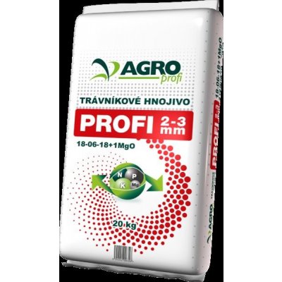 AGRO PROFI Trávníkové hnojivo 18-06-18+1MgO 20 kg – Sleviste.cz