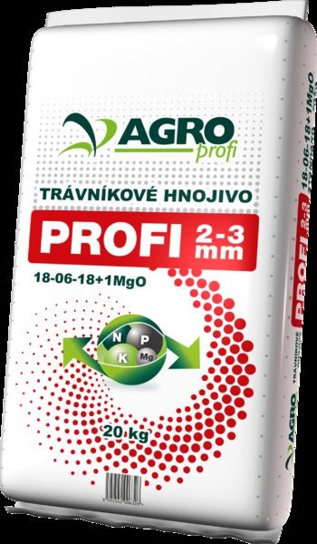 AGRO PROFI Trávníkové hnojivo 18-06-18+1MgO 20 kg