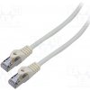síťový kabel Lanberg PCF6-20CC-0050-W Patch, F/UTP, 6, lanko, CCA, PVC, 0,5m, bílý