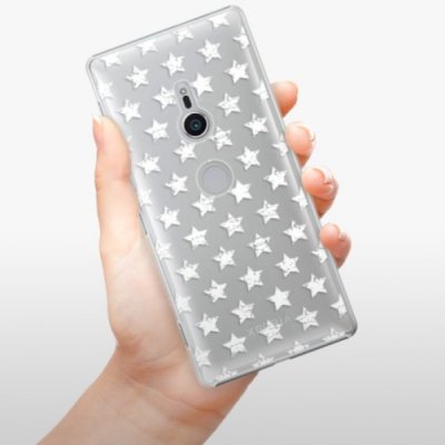 Pouzdro iSaprio - Stars Pattern Sony Xperia XZ2 bílé – Zbozi.Blesk.cz